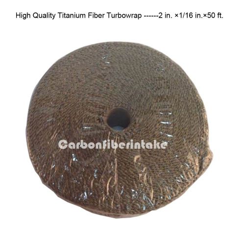 Titanium copper exhaust insulating header wrap 2 in. ×1/16 in.×50 ft universally