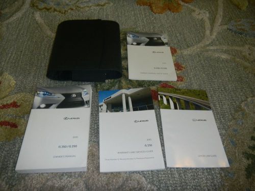 2015 lexus is250 is350 owners maual set + free shipping