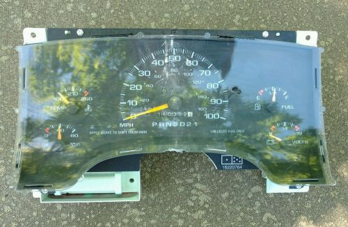 Chevy s-10/s-15 blazer instrument/gauge cluster oem 1997