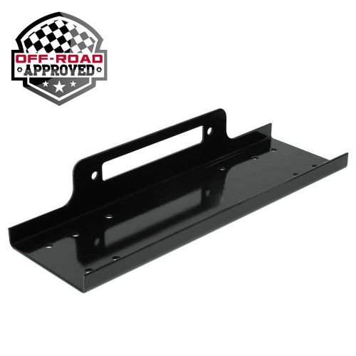 Universal recovery winch mounting plate mount bracket for truck trailer suv 4wd