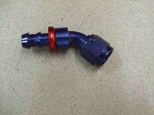 New # 6 push lock 45* fitting,nascar,late model,modified,trucks