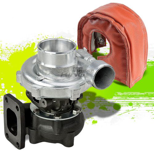 T04e t3/t4 .48 a/r 50 trim turbo/turbocharger stage 3 upgrade+red heat blanket