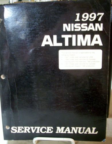 1997 nissan altima shop service repair workshop manual book