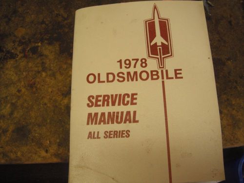 1978 oldsmobile factory service shop manual gm
