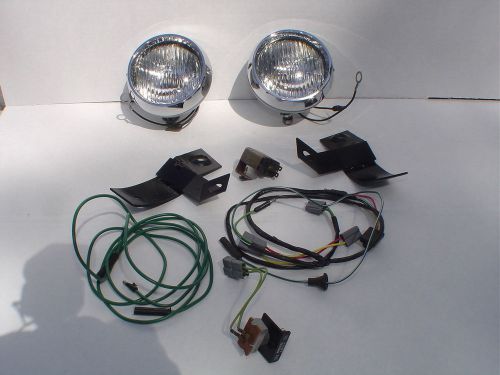 1970 mopar cuda oem factory road lamp set restored &amp; complete dash to bumper