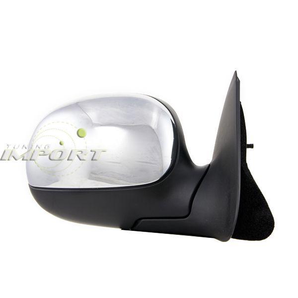 1997-2002 ford f150 truck chrome contour foldable passenger right side mirror rh