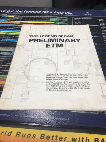 1989 acura legend sedan preliminary etm