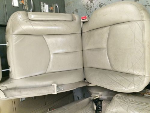 G4a7 03-06 denali yukon escalade silverado leather passenger rh seat cover oem