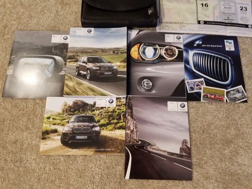 2011 bmw x5 xdrive 35i 50i 35d x6 xdrive x5m x6m owners manual complete set