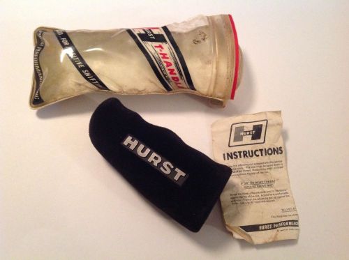 &#034; hurst &#034; velvet  t- handle  gear shift knob