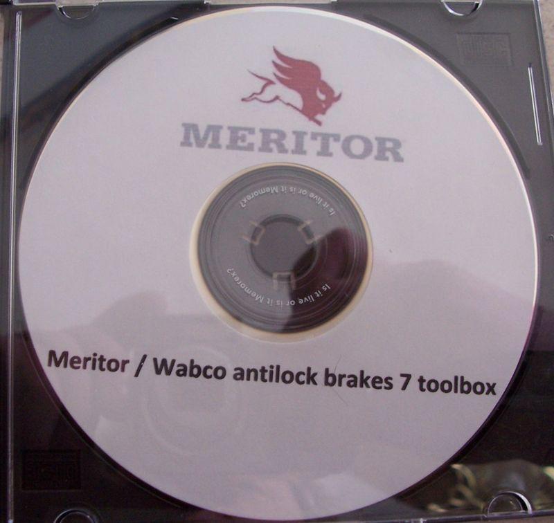 Meritor/wabco diagnostic brake software/toolbox 7