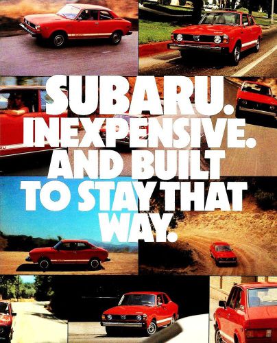 1979 subaru brochure-subaru-dl-gf hardtop-4wd sw-brat