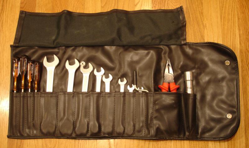 Original ferrari tool roll with all factory correct tools 100% correct 70's 80's