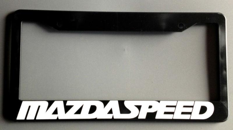 Mazdaspeed license plate frame mazda 2 3 6 cx5 mx5 tribute miata cx-7 9 rx8   