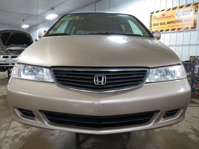 1999 honda odyssey rear seat belt & retractor only 2nd row left tan