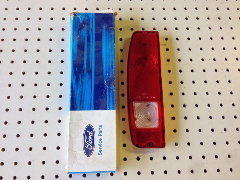 Nos 67-72 ford truck_van_bronco tail light lens c7tz-13450-f  fomoco