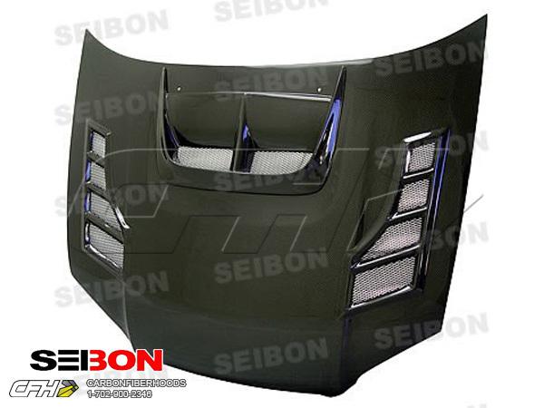 Seibon carbon fiber cw-style carbon fiber hood kit auto body subaru impreza, wrx