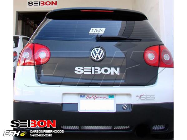 Seibon carbon fiber tt-style carbon fiber rear spoiler volkswagen golfgti 06-08