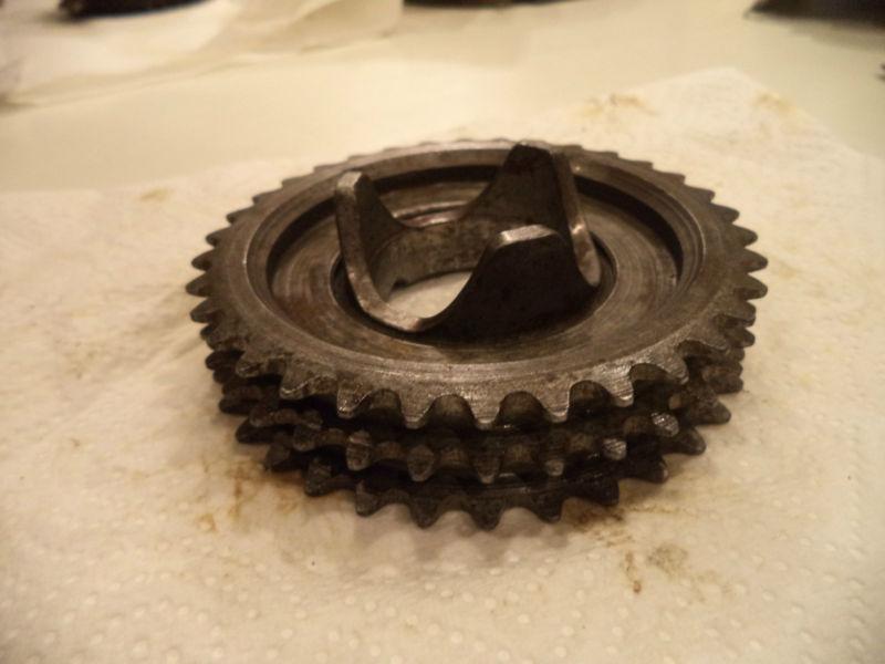 Compensator sprocket, 34t, 67-76 ironhead xl, oem# 40273-67