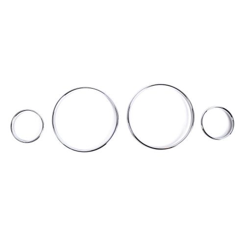 For mercedes benz w210 w202 euro chrome gauge dash rings bezel trim speedometer