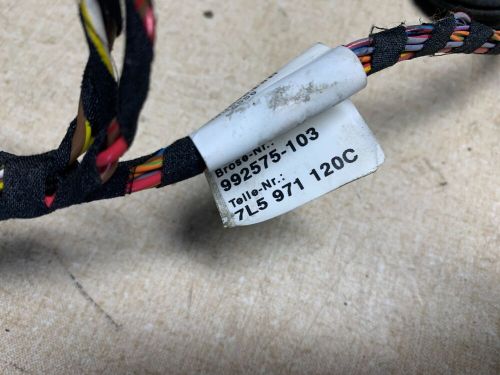 07 08 09 10 porsche cayenne left front door wiring harness