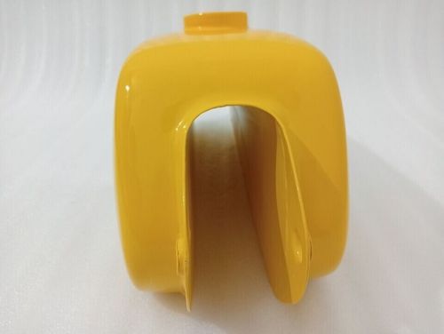 1974 cr 250 wr 250 mag yellow painted aluminum fuel tank-