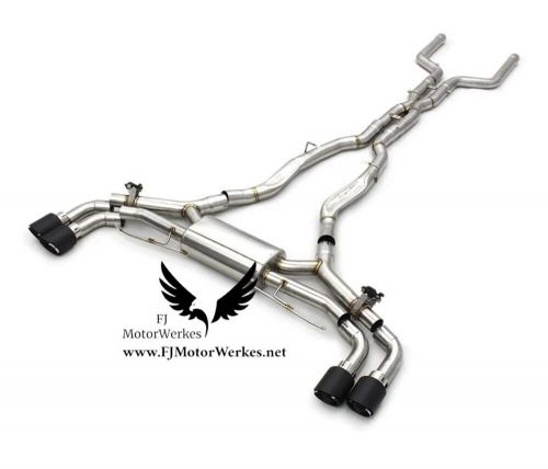 Bmw x5m x6m f95 f96 performance catback exhaust system inc midpipe &amp; x pipe