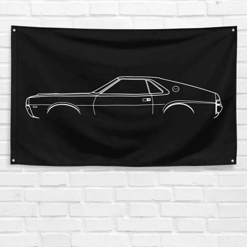 For amc amx 1968 enthusiast 3x5 ft flag dad birthday gift banner