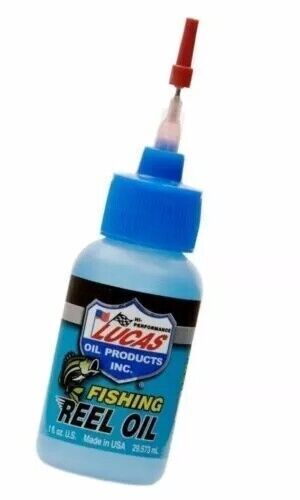 Lucas 10690 fishing reel oil 1oz needle oiler knife marine boat rv