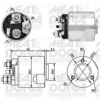 Starter magnetic switch for mercedes w168 w169 w245 99-12 0041518501-