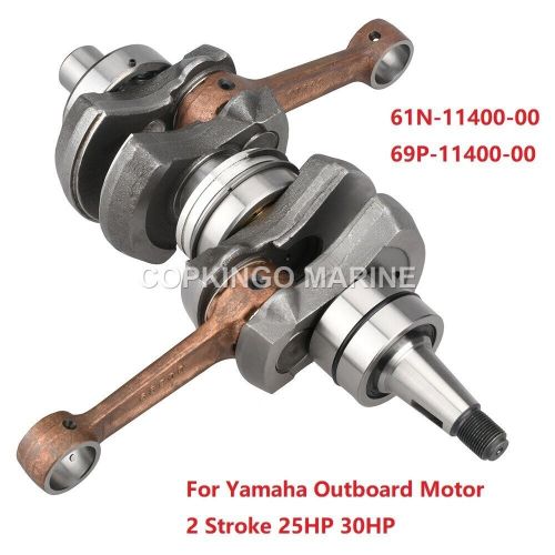 Crankshaft for yamaha outboard engine motor 25hp 30hp 2 stroke 61n-11400-00