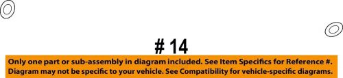 Gm oem a/c ac condenser/compressor/line-suction hose seal 13418808