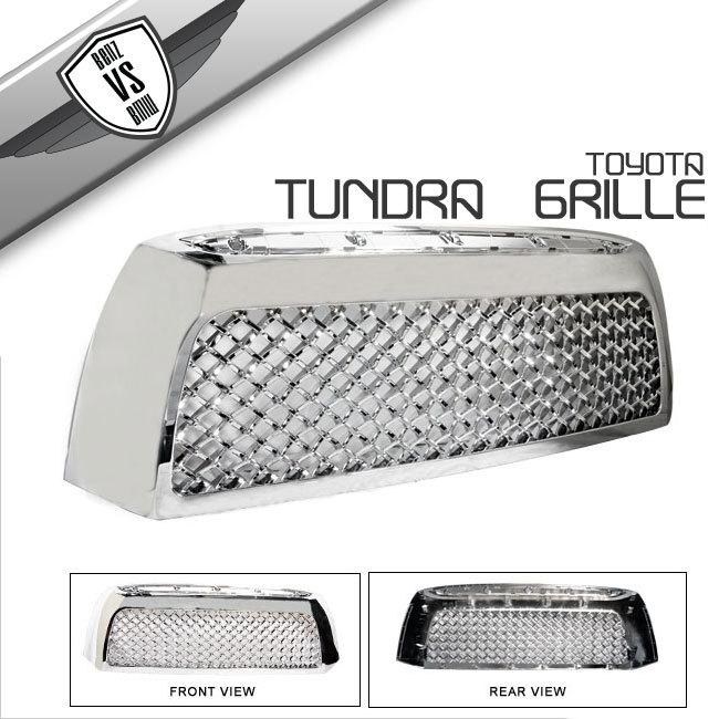 2007-2009 toyota tundra chrome mesh grill grille brand new 2007 2008 2009