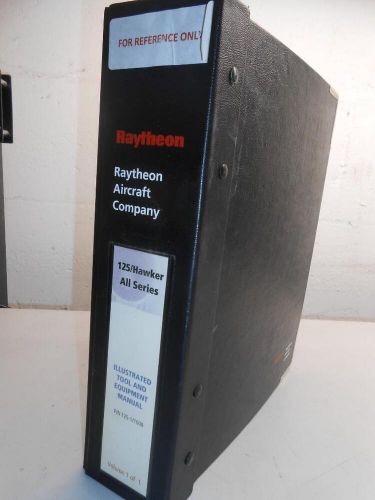 Raytheon hawker 125 (all series) illustrated tool and equipment  manual nice!