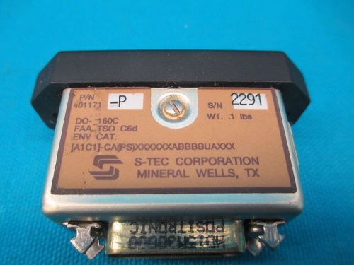 New s-tec autopilot control accessory unit ccw cw slave pn: 01171-p (14608)