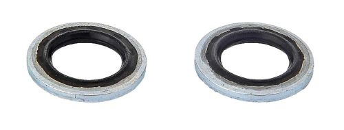 Jegs 100174 stat-o-seal washers m8 buna-n rubber o-ring mechanically locked in a