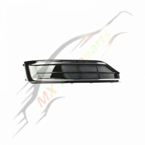 1x for audi a8 d4 2015 2016 right side bumper fog lamp grille cover with plating