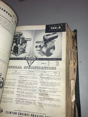 Clinton engines boat motor chainsaws dealers master service parts manual