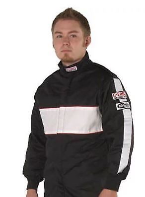 G-force 4385xlgbk driving jacket gf505 triple layer sfi 3.2a/5 xlarge black