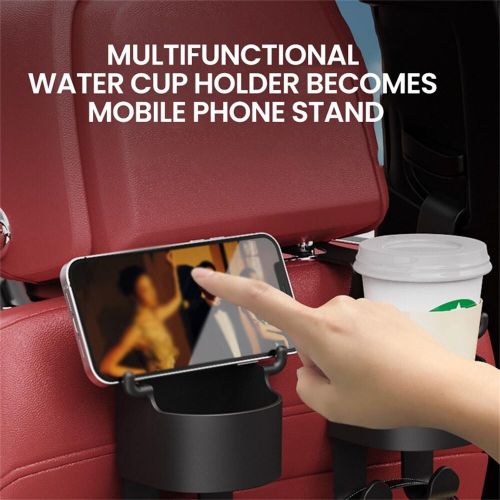 4pcs car headrest cup holder seat back organizer car cup holder phone holder usa