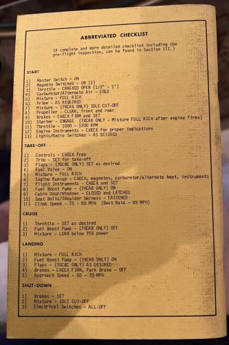 Bellanca citabria pilot&#039;s operating manual