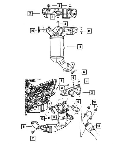 Genuine mopar hex flange lock nut mounting 6104729aa