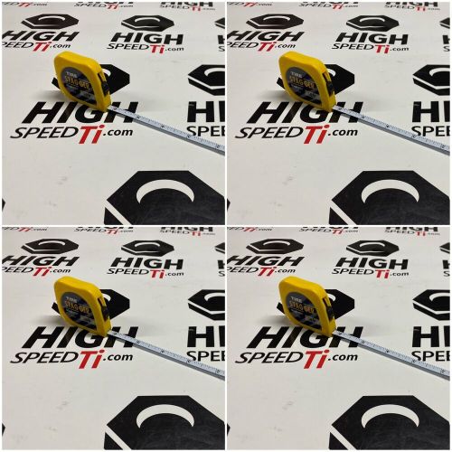 Yellow high vis 10 foot (120 inch) magnetic tire stagger tape, 4 pack, new