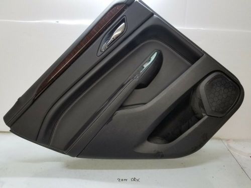 2013-2016 cadillac srx left rear interior door panel oem