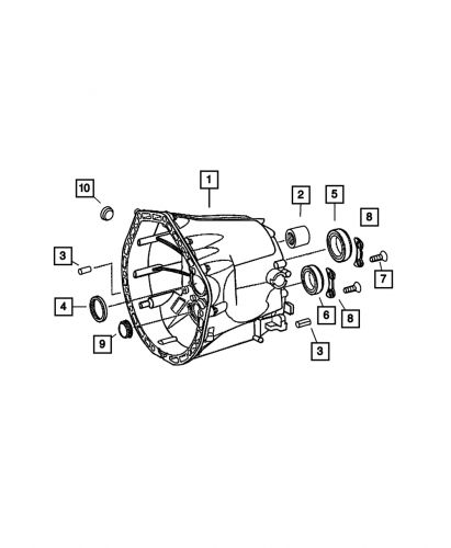 Genuine mopar expansion plug 5096861ab