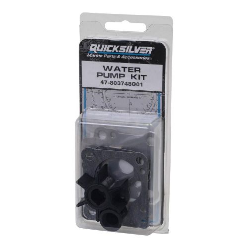 New quicksilver 803748q01 water pump impeller repair kit for mercury &amp; mariner