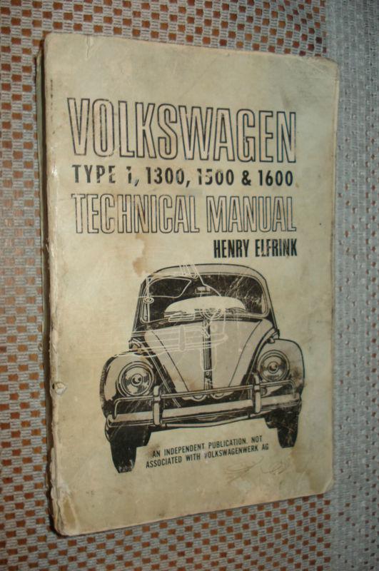 All about vw bug beetle bus type 1 1300 1500 1600 service manual shop book 1971