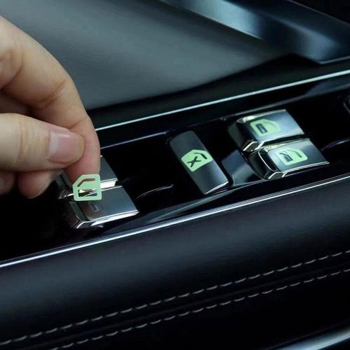 Car window button luminous sticker lifter switch night decals~