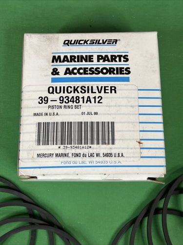 Mercury quicksilver 39-93481a12 piston rings 10pcs oem new factory boat part