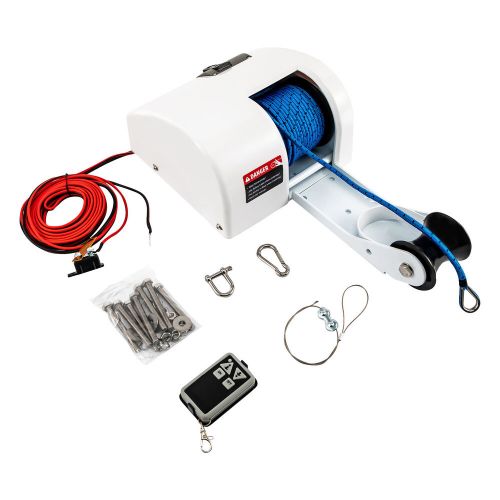 25 lbs boat electric anchor winch w/ remote wireless control marine saltwater